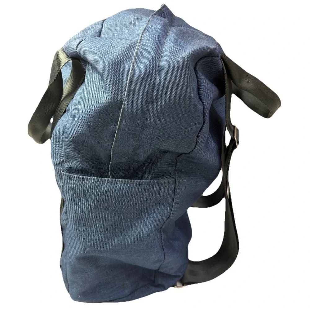 Outdoor Products Blue Daypack Backpack USA Canvas Hiking Seatbelt Straps 3j3‎